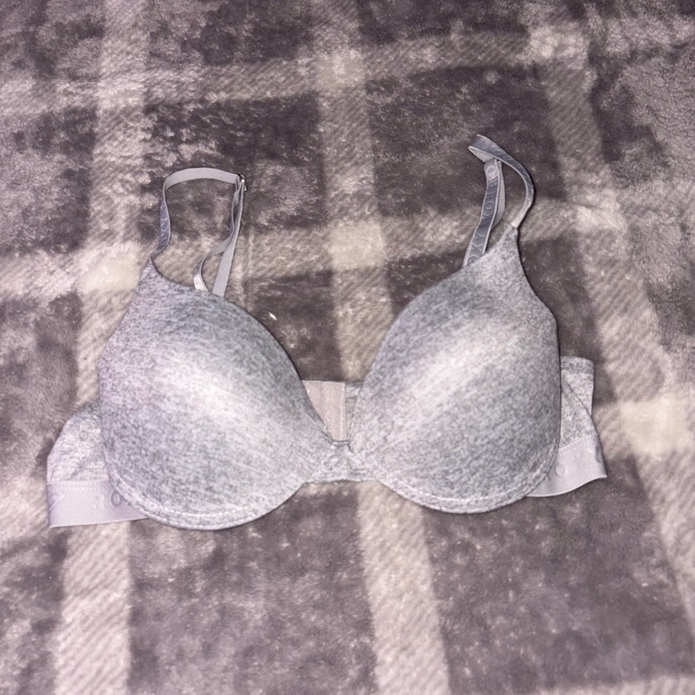 Roxy Gray T-Shirt Bra with Underwire Support